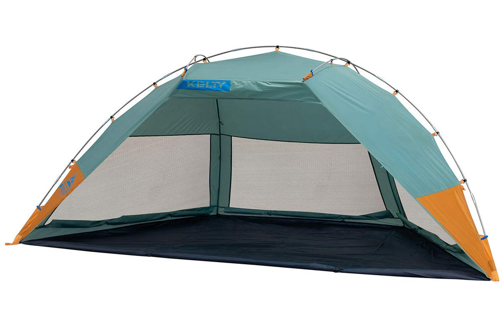Kelty Cabana front view showing open entrance and shade benefit
