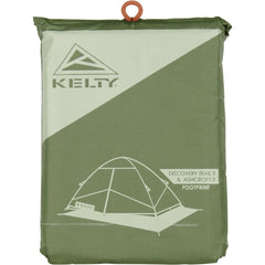 Kelty footprint flat top view showing exact fit and floor protection benefit