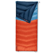 Kelty Galactic front view showing full bag and hood for comfortable sleep
