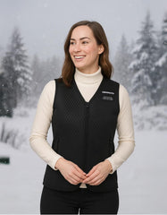 KEMIMOTO back showing heating zones and even warmth distribution benefit