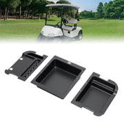 KEMIMOTO front view of under-seat tray showing organized storage benefit
