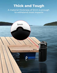 KEMIMOTO inflation valve detail showing easy inflation and secure seal benefit