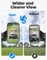 KEMIMOTO mounted on golf cart demonstrating quick tool-free installation