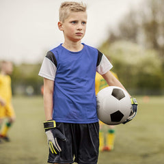 Kenon soccer ball in use with child kicking demonstrating practical training benefit
