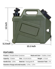 KensTro close-up of threaded cap and angled spout providing leak-resistant pouring
