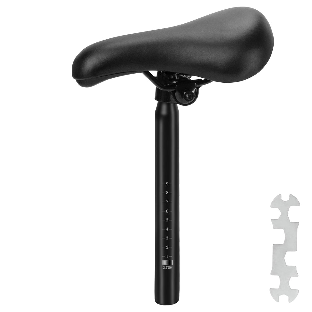 KH866 front view of saddle showing shape and padding for improved comfort