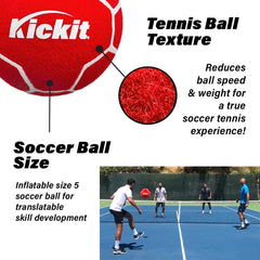 Kickit texture close-up highlighting air-grip technology for controlled flight