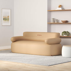 KingCamp angled profile of air sofa demonstrating elevated backrest comfort