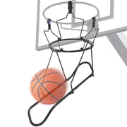 KingDolly front-mounted return attachment showing net alignment and quick returns