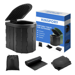 KINSPORY folded front view showing compact storage benefit