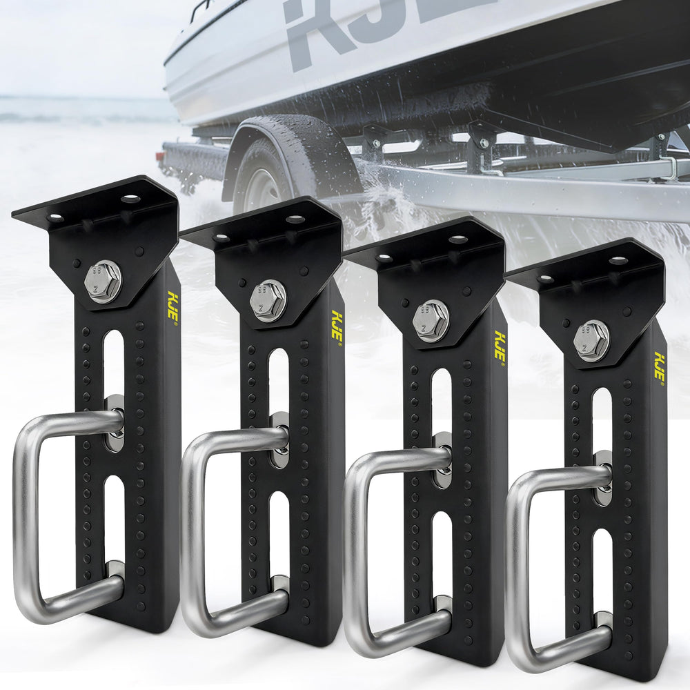 KJE front view of 4-pack brackets showing durable construction and secure support