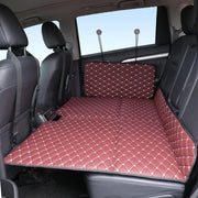 kmirepa front view installed mattress creating flat rear-seat surface and comfort