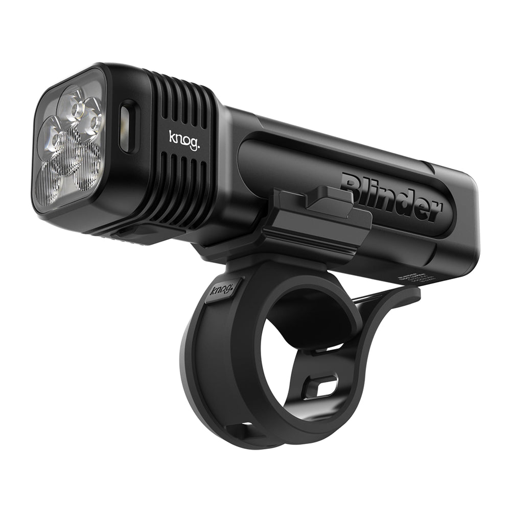 KNOG Blinder 1300 front view showing powerful beam and improved road visibility