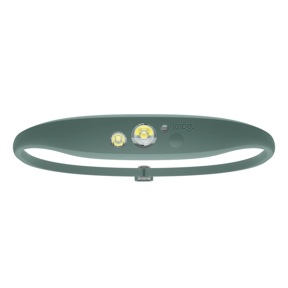 KNOG Quokka front view in teal showing compact design and balanced fit