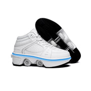 KOFUBOKE front view of sneakers showcasing convertible look and everyday style