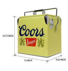 Koolatron Coors being carried by handle proving lightweight transport benefit