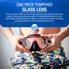 Kraken Aquatics close-up of tempered glass lens highlighting clarity and durability