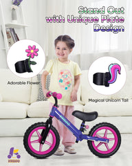 KRIDDO child riding on sidewalk demonstrating stability and outdoor fun