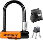 Kryptonite front view of U-lock showing compact form and secure design benefit