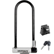Kryptonite front view of U-lock showing robust shackle and body, for reliable bike protection