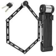 Kryptonite front view of folded lock showing compact portable design and secure carry