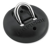 Kryptonite top view showing domed anchor body and low profile for safe passage