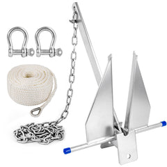 Krytonel anchor front view showing galvanized finish and sturdy flukes for reliable holding