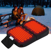 Ksheat front view of extra wide heated seat cushion for comfortable seating