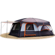 KTT front exterior view showing cabin shape and waterproof cover benefit