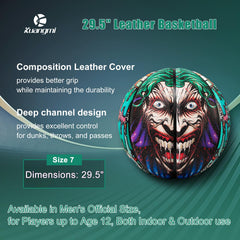 Kuangmi close-up of composite leather texture and deep channels for better grip
