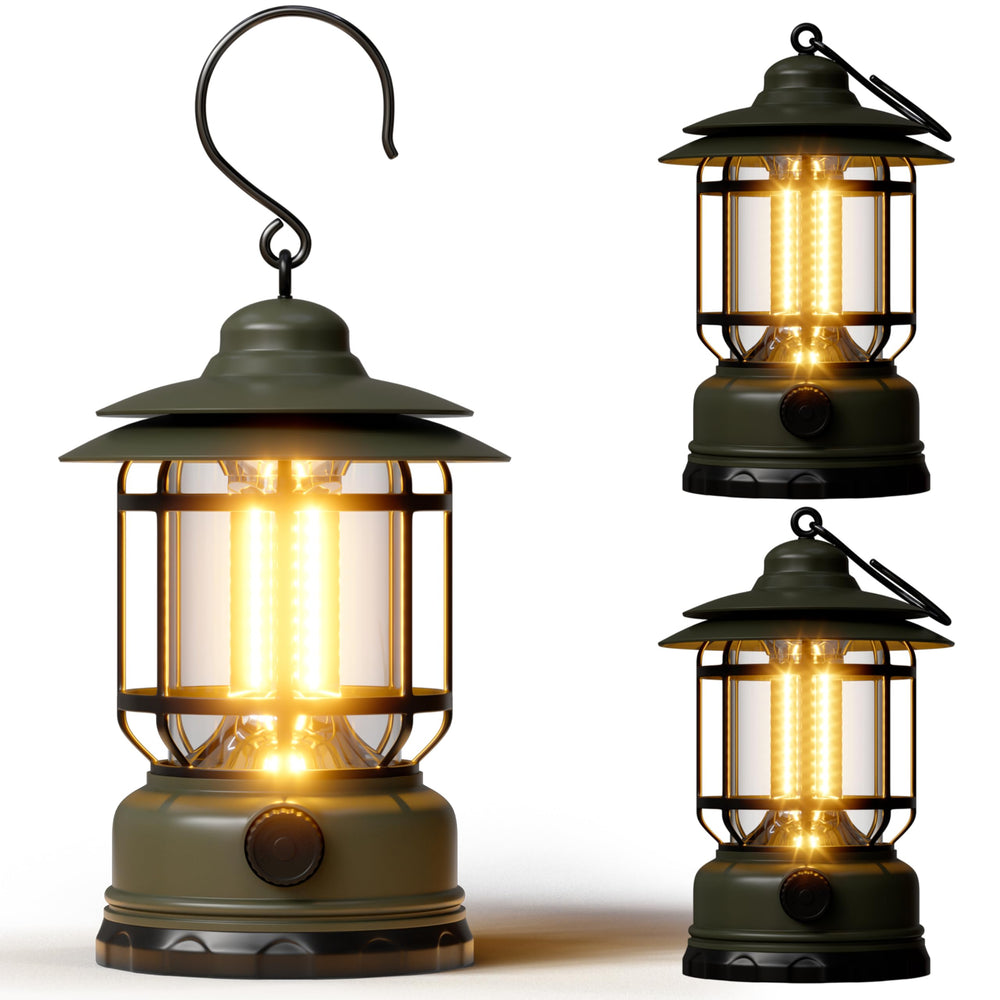 KUNDGLA front view showing lantern with wide 360° light coverage benefit