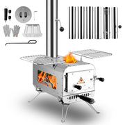 KUNGKA front view stove assembled showing compact heating benefit