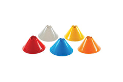 Kwik Goal close top view of molded cradle for coaching stick attachment and versatility