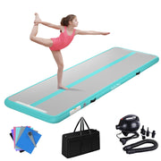 kxbyToy air mat front view showing full length and stable surface for training