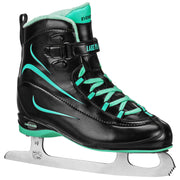 Lake Placid front view of black mint skate showing stylish silhouette and fit benefit