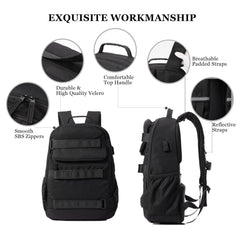 LANBX hidden back pocket concealing valuables for safer commuting