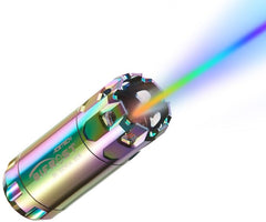 Lancer Tactical front view showing rainbow finish and compact tracer housing benefit visual appeal
