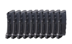 Lancer Tactical front view magazine showing profile and capacity benefit