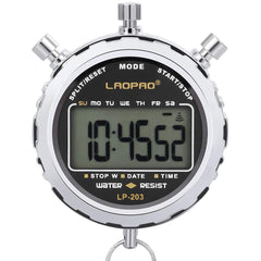 LAOPAO stopwatch front view showing buttons and readable display benefit clarity