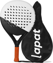 LAPAT Oslo front view showing white carbon face and balanced sweet spot benefit