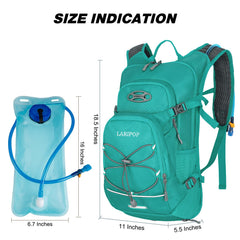 LARIPOP close-up of 2L bladder valve demonstrating leak-proof design for worry-free drinking
