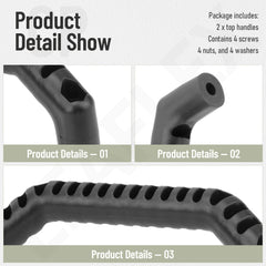 LEAFLEX hardware layout with screws nuts washers included for simple installation benefit