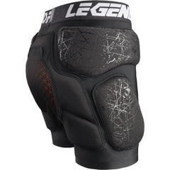 Legendfit back view with removable orange butt pads for extra shock absorption