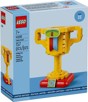LEGO trophy front view showing celebratory design and display-ready appeal