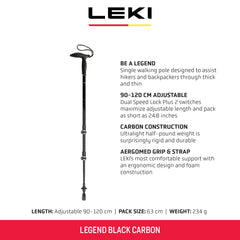 LEKI Legend close-up of Aergomed grip for comfortable hand support