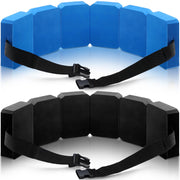 Lenwen front view of black and blue belts showing complete set and color contrast providing choice