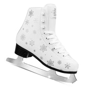 LEVYTEMP front view white snowflake skate showing style and fit benefits