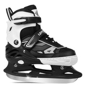 LEVYTEMP front profile of white skates showing fit and style benefits