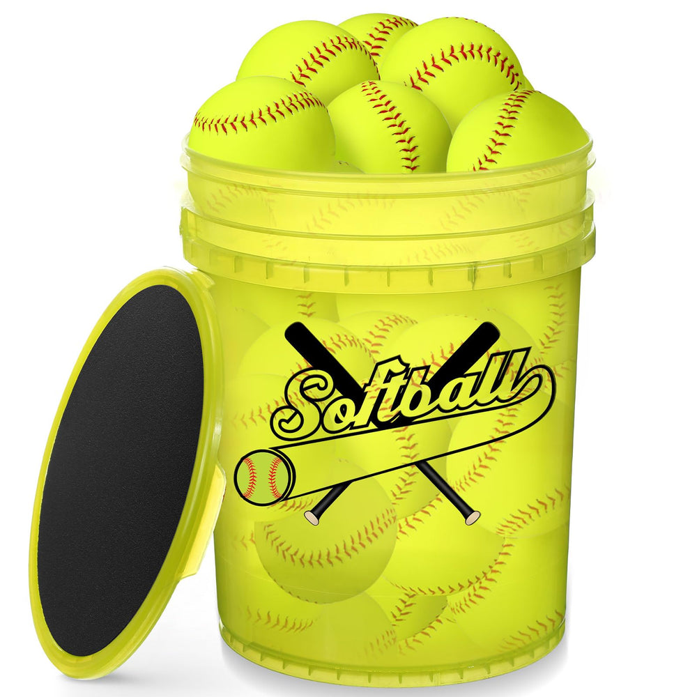 Lewtemi front view of 18-pack and storage bucket showing organized set benefits