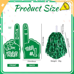 Leyndo pom pom close-up texture highlighting shiny PET strands for energetic motion
